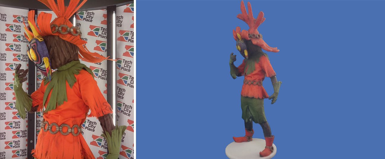Cosplay costume 3D figurine